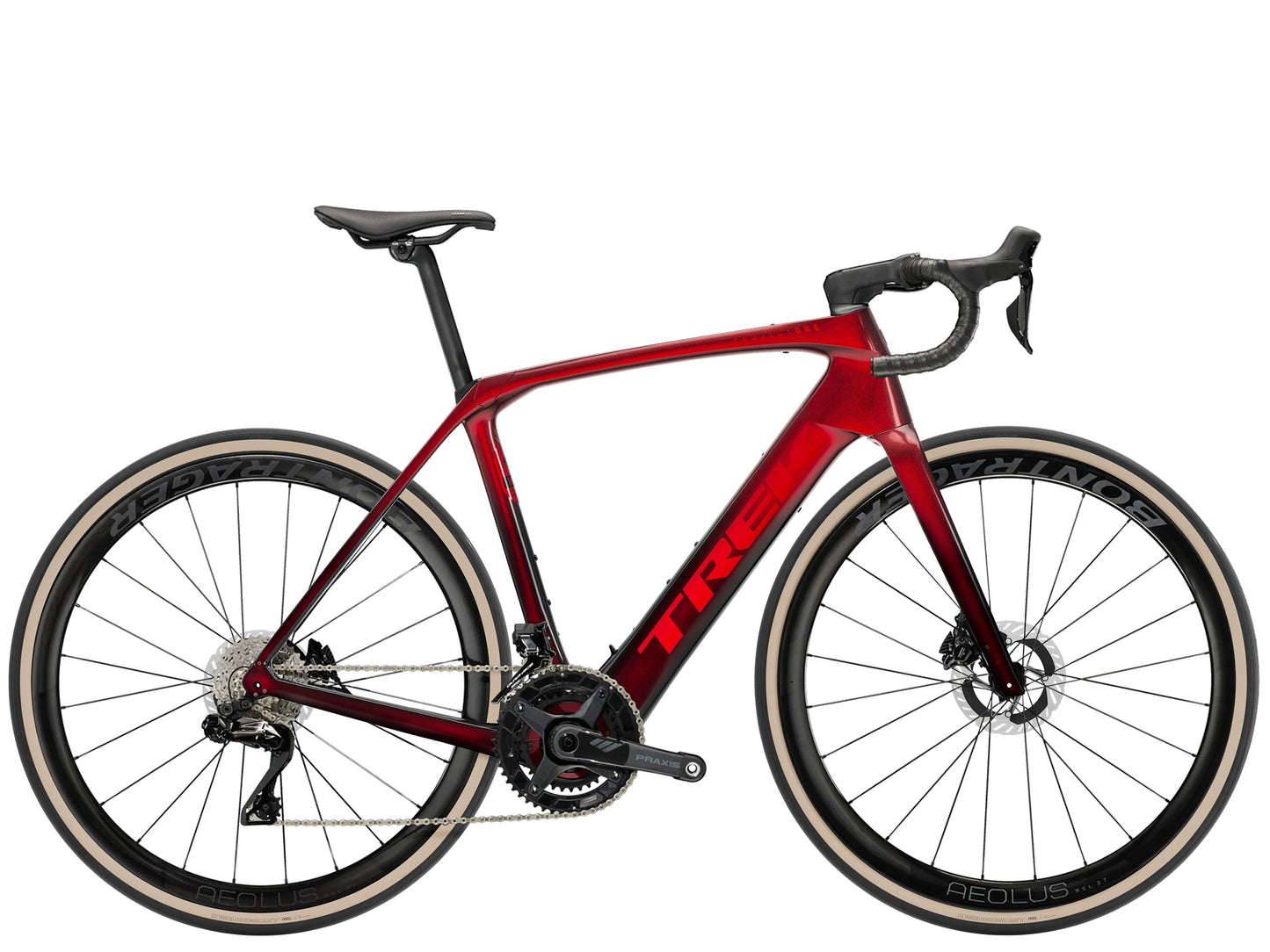 Domane+ SLR 9 US 58 Metallic Red Smoke/Red Carbon Smoke