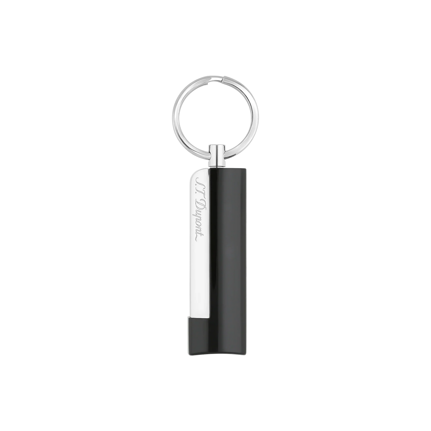 S.T. DUPONT Cigar Cutter/Cigare Coupe Chrome Black 003262
