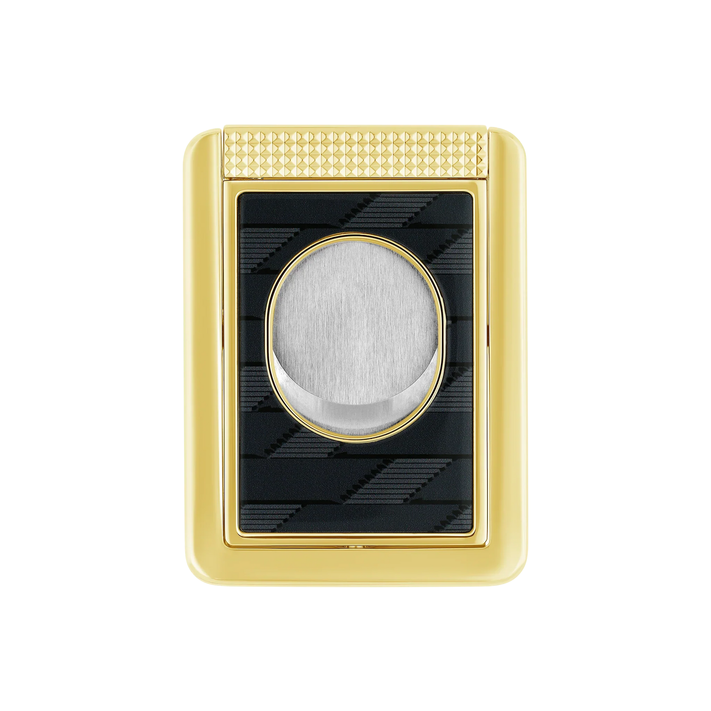 S.T. DUPONT Monogram 1872 Black Cigar Cutter Stand/Coupe Cigar 003479