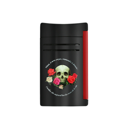 S.T. DUPONT Maxijet Memento Mori Black Lighter/Briquet 020394