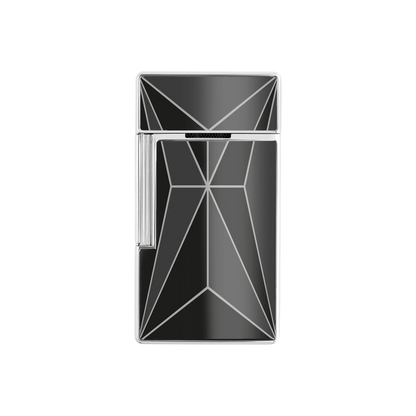 S.T. DUPONT Biggy Chrome Fire X Black Lighter/Briquet 025070