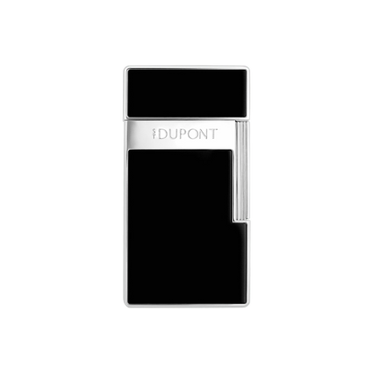 S.T. DUPONT Biggy Black Chrome Silver Lighter/Briquet 025221