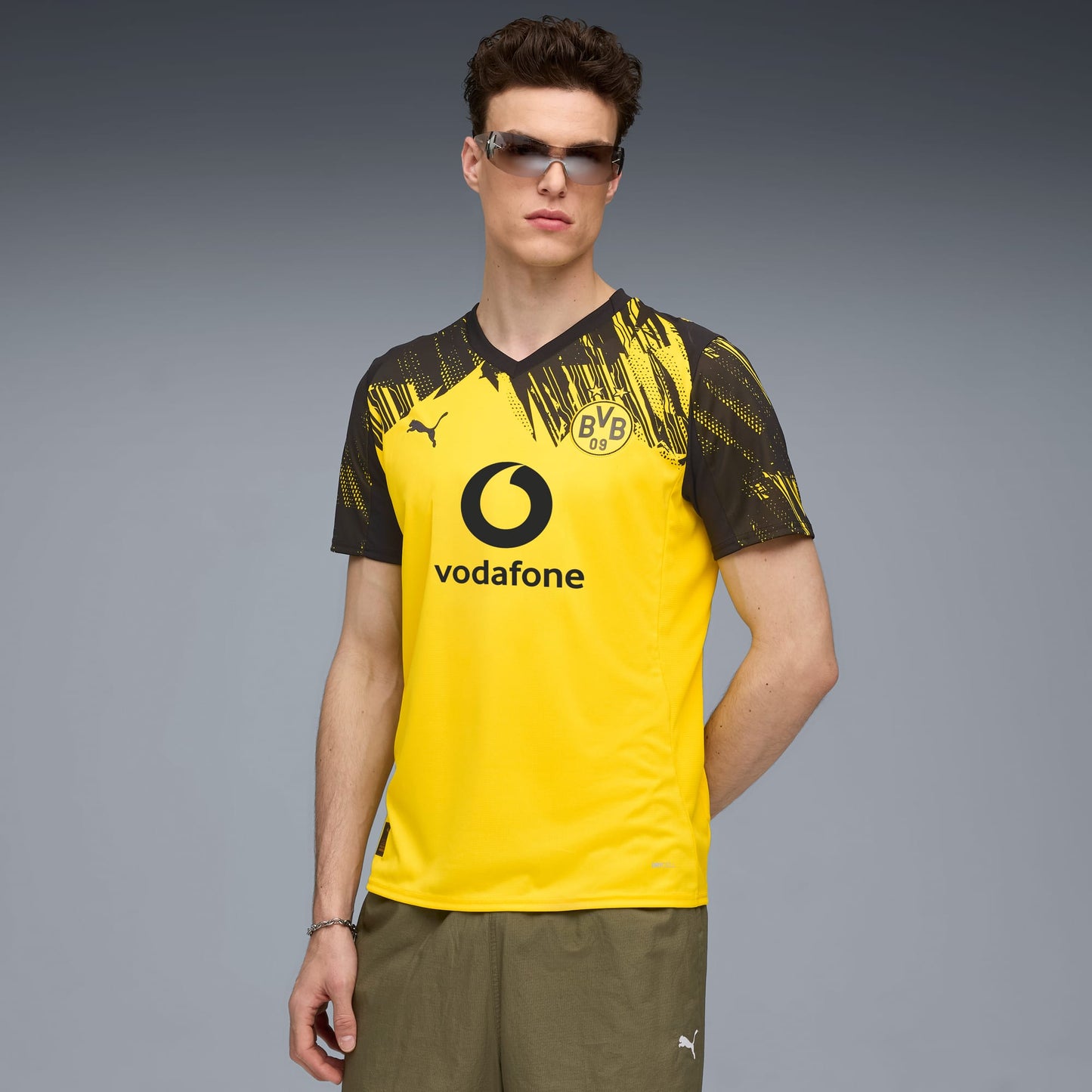 Puma Borussia Dortmund Replica Home 25/26 Men's Soccer Jersey