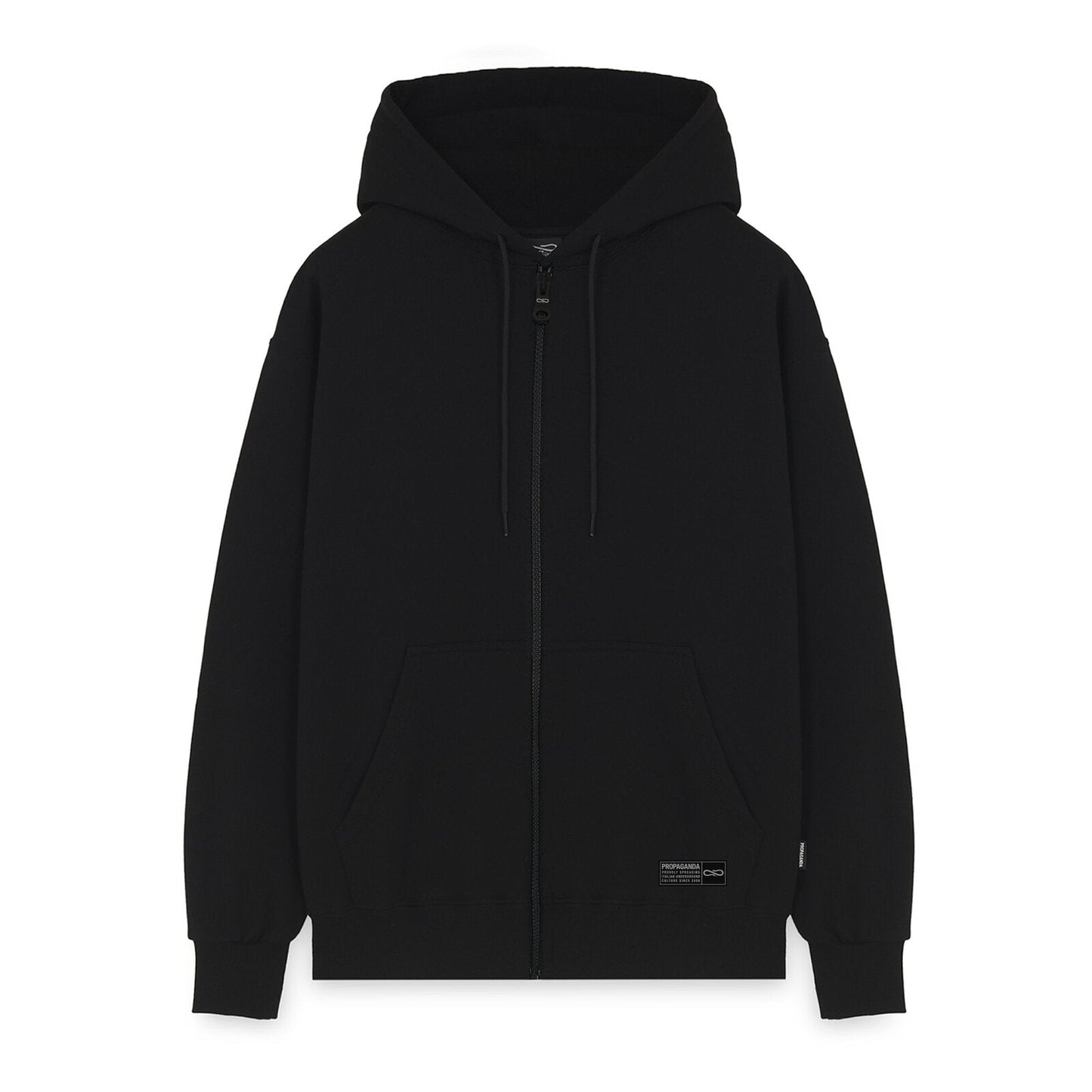 PROPAGANDA Felpa con zip Label Camo art. 26SSPRFE535 col. BLACK