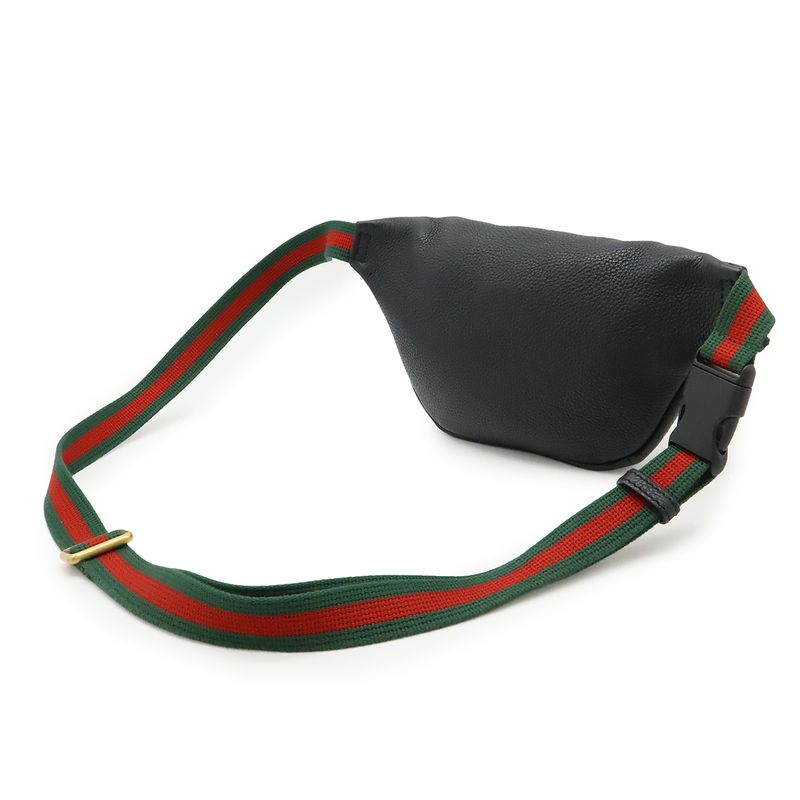 Gucci Printed Small Belt Bag Sherry Line Waist Hip Body Leather