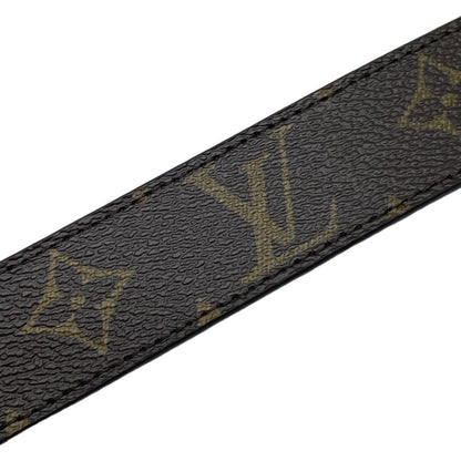 Louis Vuitton Belt Ceinture Monogram Canvas Brown Gold