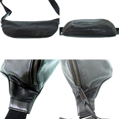 Saint Laurent Paris Leather Belt Bag Black