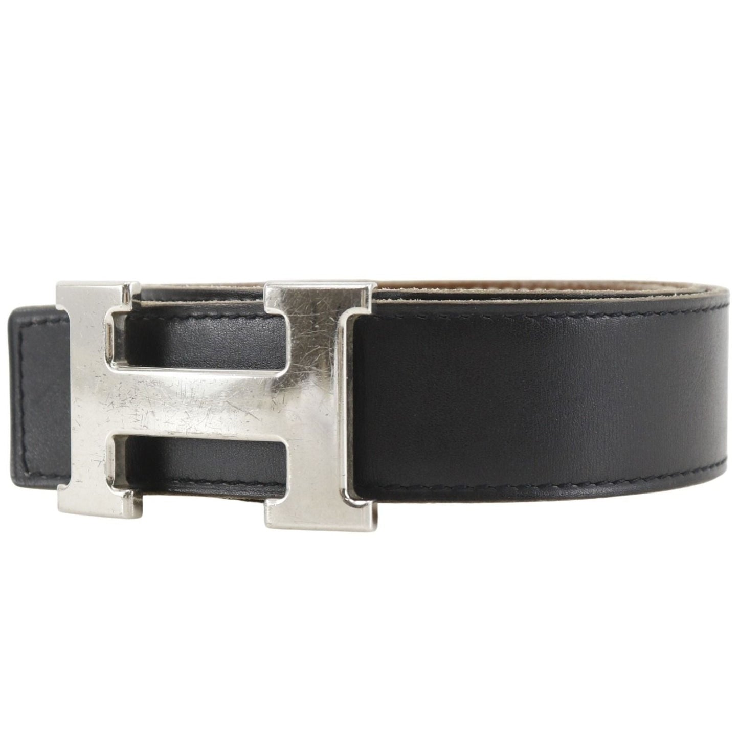 Hermes Belt 85 Reversible Calf Black Brown