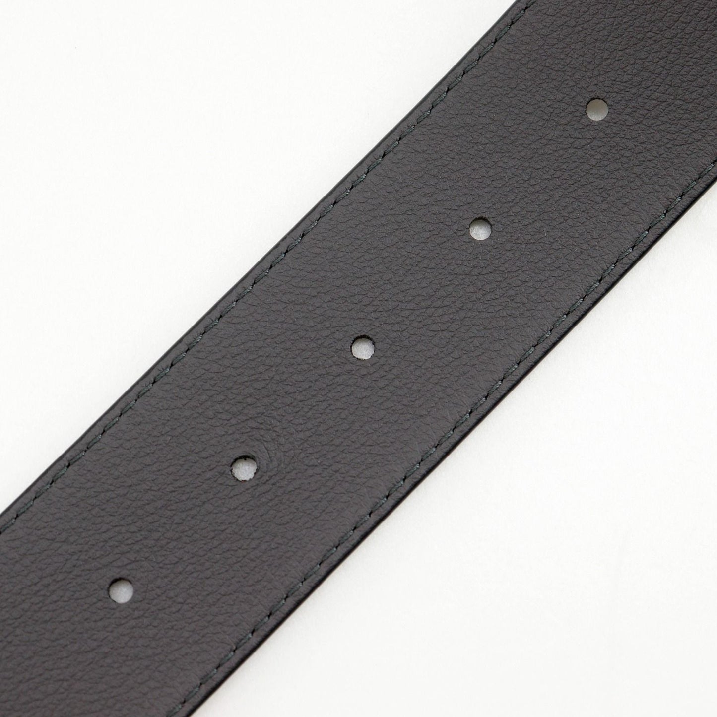 Louis Vuitton Belt LV Damier 40 Reversible Leather Gold Plated Black Gray