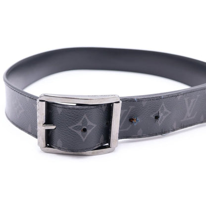 Louis Vuitton Monogram Eclipse Ceinture Reverso Black Belt