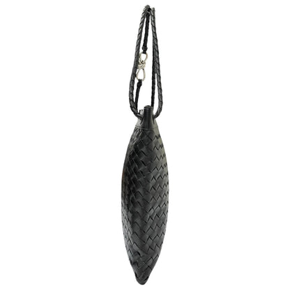 Bottega Veneta Andiamo Leather Intrecciato Messenger Flat Shoulder Bag
