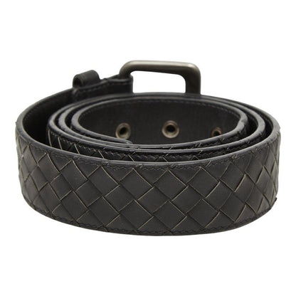Bottega Veneta Intrecciato Belt 95 33 Black Leather