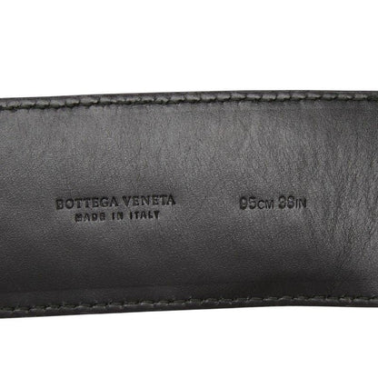 Bottega Veneta Intrecciato Belt 95 38 Black Leather