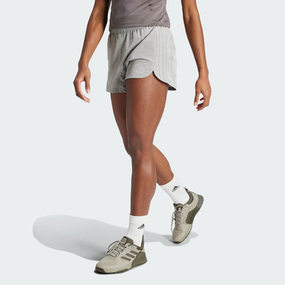 Women's adidas Pacer Training 3-Stripes Woven High-Rise Shorts