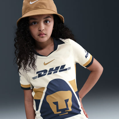 Nike Pumas UNAM 2025/26 Stadium Home Big Kids' Dri-FIT Soccer Replica Jersey
