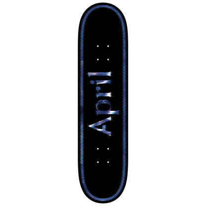 April Skateboard Deck Twin Og Logo Fractured 8.25" x 31.93"