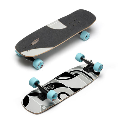 Loaded Ballona Orca Longboard Complete - Fat Free 77a Blue
