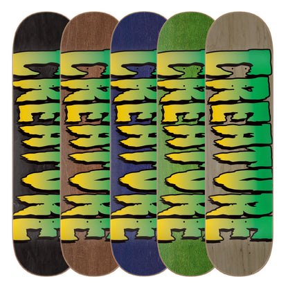 Creature Skateboard Deck Logo Stumps (Assorted) 8.0" x 31.5"