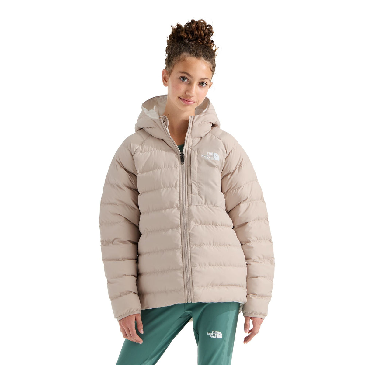 The North Face Girls' Reversible Perrito Hooded Jacket
