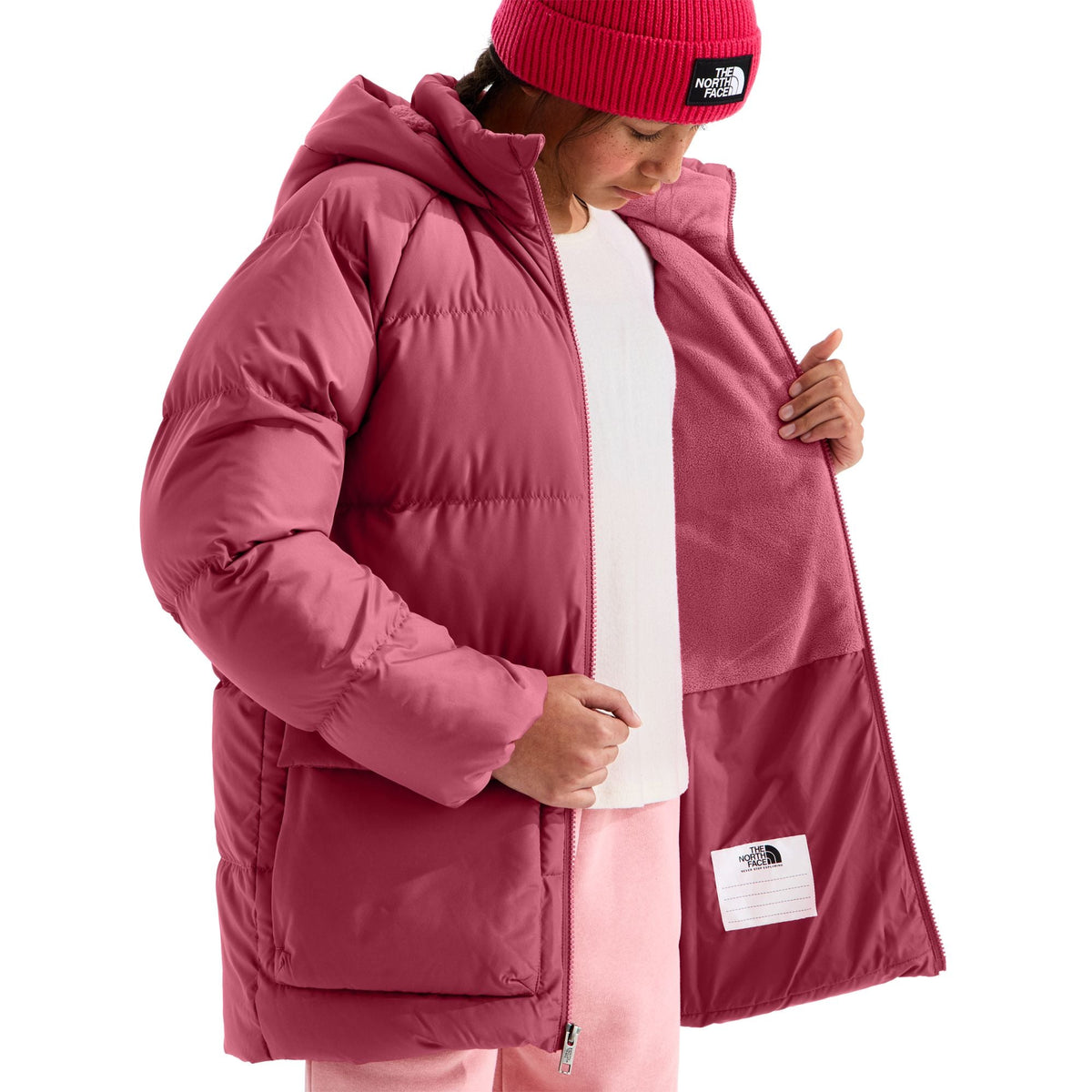 The North Face Teen North Down Fleece-Lined Short Parka