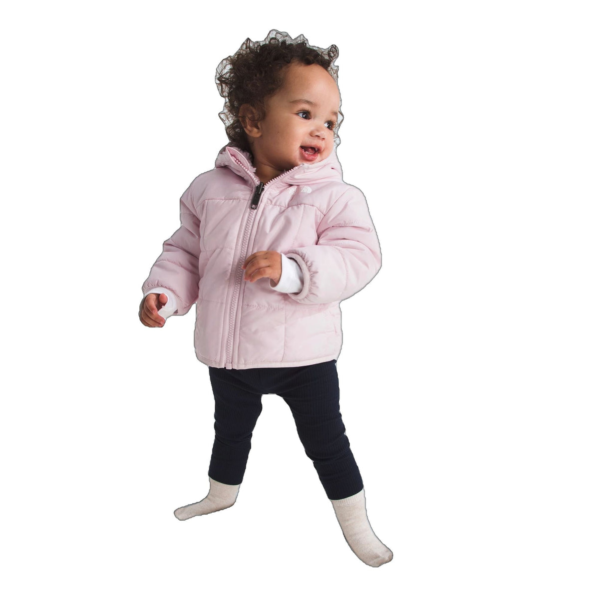 The North Face Baby Girls' Reversible Shasta Full Zip Hooded Jacket