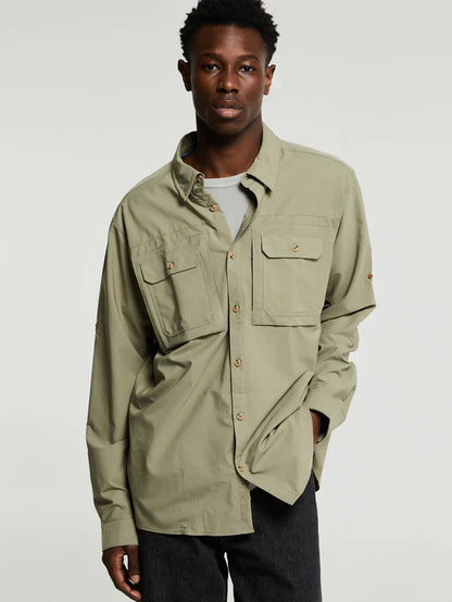 PATAGONIA Camicai Men's Long-Sleeved Self-Guided Sun Shirt cod. 41825 RIVER ROCK GREEN