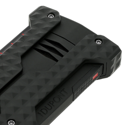 S.T. Dupont Windproof Brushed Black Lighter/Briquet W21323