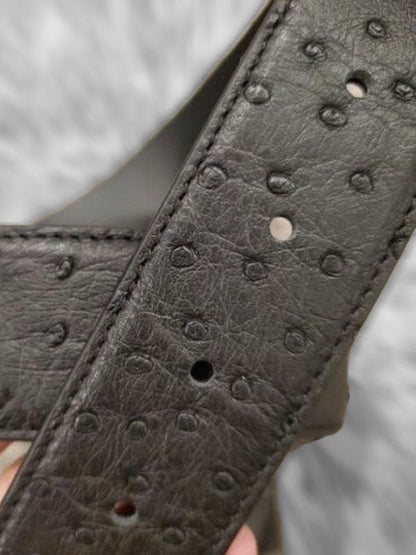 Bottega Veneta dot embossed leather belt