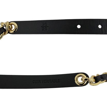 Chanel Chain Belt Black Gdhardware Aaa436 Coco Mark 70 28