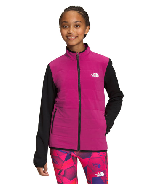 The North Face - Winter Warm Hybrid Full Zip - Teen - Fuschia Pink